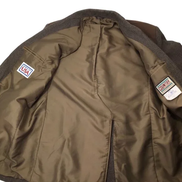 Vintage Pioneer Wear Country Gentlemen Suit Coat Blazer Jacket Western USA Sport - Picture 11 of 13